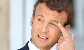 Tổng thống Pháp Emmanuel Macron tại Bulgaria ngày 25/8. Ảnh: Reuters