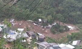 Nơi xảy ra vụ lở đất khiến 30 thợ mỏ thiệt mạng. (Nguồn: rappler.com)