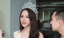 Hương Giang xuất sắc giành vương miện cuộc thi Hoa hậu Chuyển giới Quốc tế 2018.