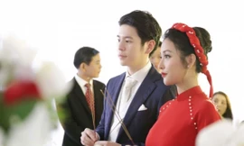 Hình ảnh trong lễ ăn hỏi của Mai Hồ.