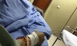 NSND Lan Hương nhập viện do sốt cao.