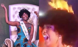 Sự cố hy hữu xảy ra trong đêm Chung kết Hoa hậu châu Phi.