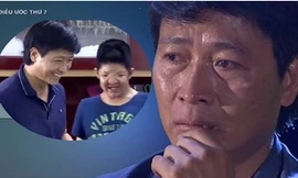 Diễn viên Quốc Tuấn nhiều lần khóc nghẹn khi kể về con trai trong chương trình "Điều ước thứ 7".