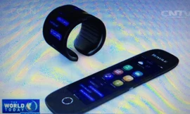 Điện thoại có thể bẻ cong để đeo vào cổ tay.