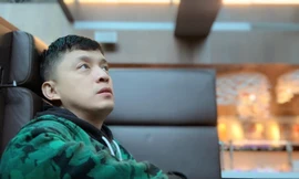 Lam Trường chia sẻ hình ảnh ở sân bay Đài Loan.