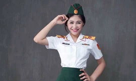 Nhan sắc ‘vạn người mê’ của những nữ sinh trường Quân đội 