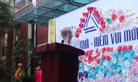 Sáng nay, PGS.TS Văn Như Cương đã có bài phát biểu đáng suy ngẫm tại lễ khai giảng ở trường THPT Lương Thế Vinh.