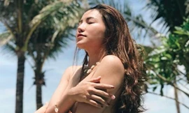 Lý Phương Châu tung ảnh bán nude 'bỏng mắt', lộ hình xăm thứ 7