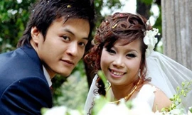 Hồng Đăng và bà xã Anh Đào.