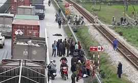 Hiện trường vụ tai nạn.