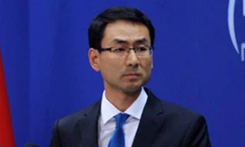 Người phát ngôn Bộ Ngoại giao Trung Quốc Cảnh Sảng. (Nguồn: AP)