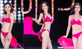 Nhan sắc tân Hoa hậu Trần Tiểu Vy với 2 Á hậu: Ai nóng bỏng hơn?