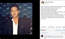 Cát Phượng bàng hoàng khi biết diễn viên hài Lê Nam đột quỵ