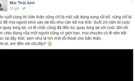 Mai Thái Anh tự tử, một phần do lỗi chương trình X Factor 2016