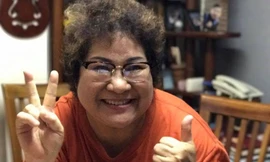 NSƯT Minh Vượng cho biết, cứ nhắc đến trung thu là chị nhớ đến kỉ niệm cắn nhầm bánh xà phòng vì tưởng là bánh trung thu. 