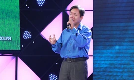Anh Đặng Hữu Nghị trong chương trình "Hát mãi ước mơ".