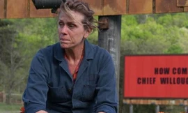 Frances McDormand trong "Three Billboards outside Ebbing, Missouri".