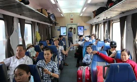 Dừng chạy tàu SE6 do mưa lũ miền Trung