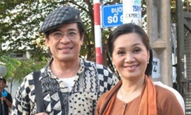 Nghệ sĩ Xuân Hương và MC Thanh Bạch thuở còn mặn nồng.