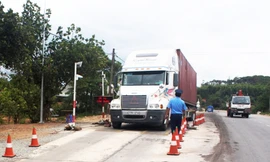 Trạm cân 55, nơi xảy ra vụ việc.