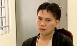 Ca sĩ Châu Việt Cường tại cơ quan điều tra.