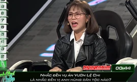 MisThy ngây ngô trả lời vụ án vườn Lệ Chi liên quan tới anh hùng Võ Thị Sáu. 