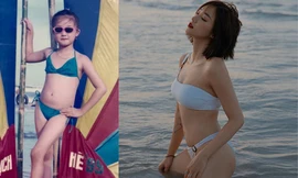 Hotgirl Salim khoe ảnh diện bikini sau 20 năm gây bất ngờ