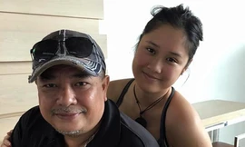 Tài tử Lê Tuấn Anh và con gái Xí Ngầu.