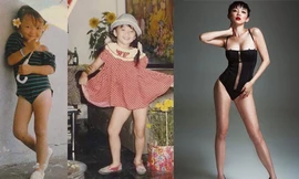 Ảnh điệu đà, xinh đẹp thuở bé của Tóc Tiên