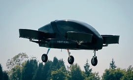 Cận cảnh taxi bay chạy điện hiện đại nhất cất cánh thẳng đứng