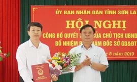 Ông Nguyễn Văn Chiến, Phó Chủ tịch UBND huyện Yên Châu được bổ nhiệm giữ chức vụ Phó Giám đốc Sở Giáo dục - Đào tạo. (Ảnh Báo Sơn La)