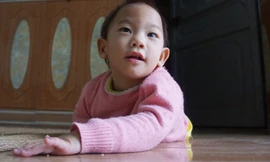 Bé Nguyễn Linh Anh. Ảnh: Nguyễn Dương.