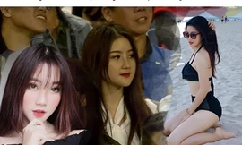 Chân dung hotgirl gây náo loạn cộng đồng mạng khi cổ vũ U23 Việt Nam