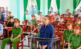 Bị cáo Châu Thanh Long tại tòa.