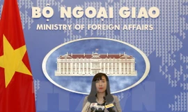 Người phát ngôn Bộ Ngoại giao Lê Thị Thu Hằng. (Ảnh: Văn Điệp/TTXVN)