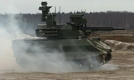 [VIDEO] Uy lực của chiến tăng Uran-9 lừng danh Nga