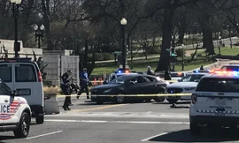 Hiện trường vụ nổ súng. Ảnh: CNN