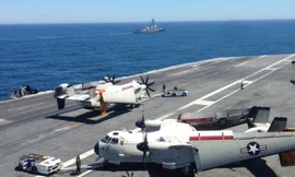 [VIDEO] Tàu sân bay Mỹ lần đầu phô diễn sức mạnh ở Canada