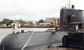 Tàu ngầm ARA San Juan trước khi bị mất tích. Ảnh: Argentina Navy