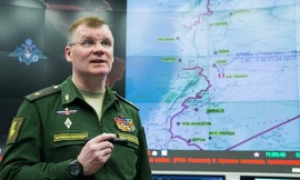 Phát ngôn viên Bộ Quốc phòng Nga, Thiếu tướng Igor Konashenkov. Ảnh: Tass