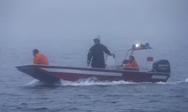 Công tác cứu hộ đang được Nga triển khai ở khu vực Biển Đen. Ảnh: Tass