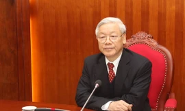Tổng Bí thư lần đầu dự họp Chính phủ với các địa phương