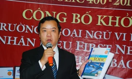 Ông Phước tại buổi họp báo