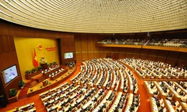 Quốc hội trong ngày khai mạc. Ảnh Như Ý