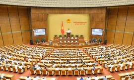 Quốc hội bước vào phiên bế mạc ngày 14/6. Ảnh Như Ý