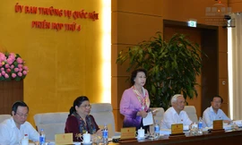 Chủ tịch Quốc hội Nguyễn Thị Kim Ngân phát biểu tại phiên khai mạc