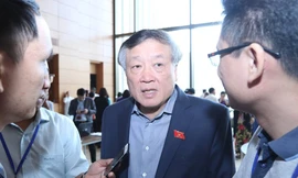 Chánh án Tòa án nhân dân tối cao Nguyễn Hòa Bình. Ảnh Như Ý