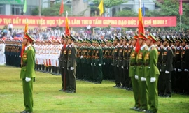 Lực lượng công an nhân dân có tối đa 199 cấp tướng. (Ảnh minh họa)