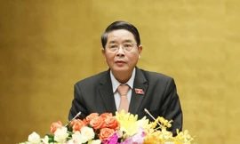 Chủ nhiệm Uỷ ban Tài chính Ngân sách Nguyễn Đức Hải. Ảnh Như Ý