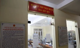 Bộ phận một cửa của phường Văn Miếu. Ảnh: Vnexpress